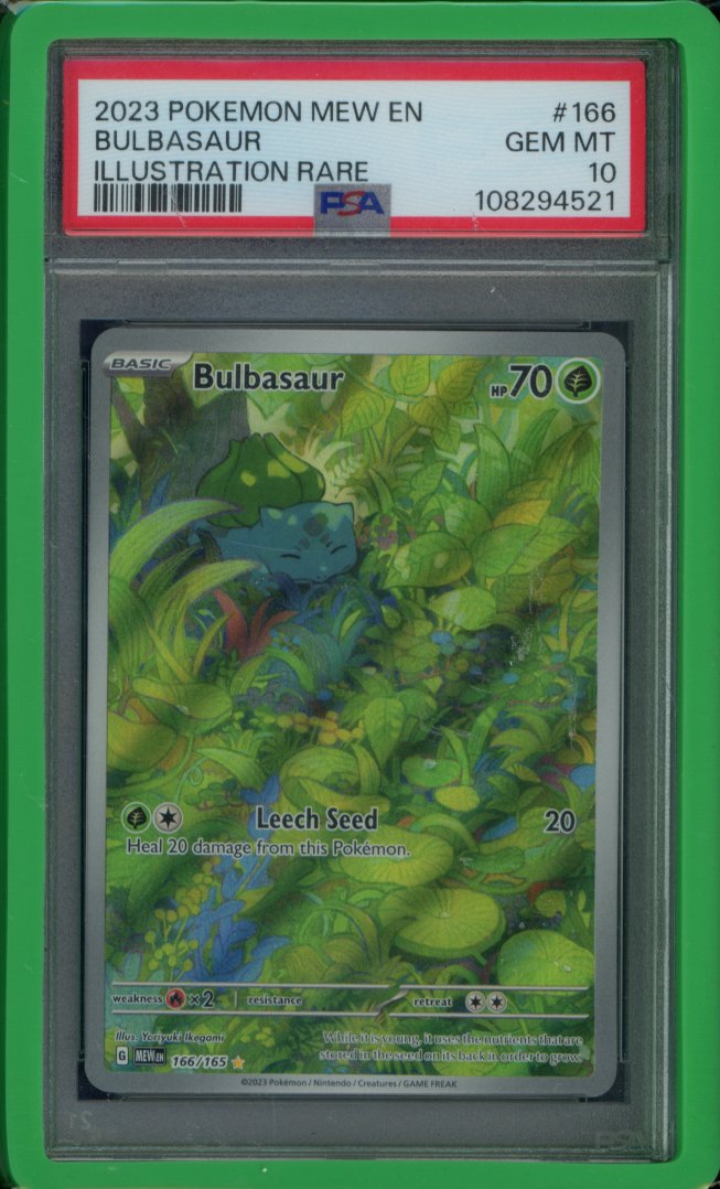 Bulbasaur 166/165 PSA 10
