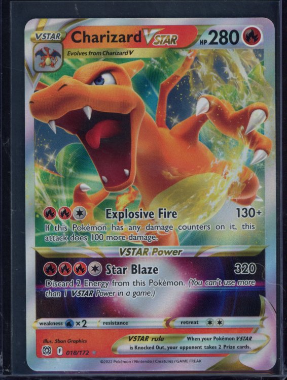 Charizard Vstar 018/172 Raw