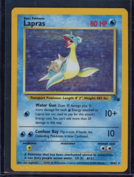 Lapras 10/62 Raw