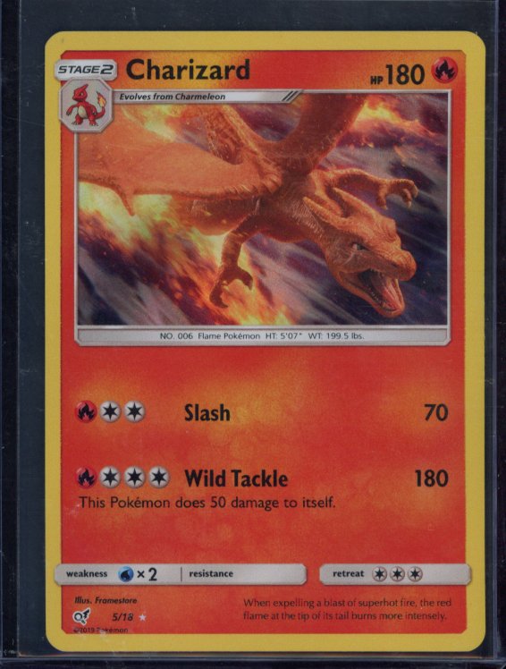 Charizard 5/18 Raw