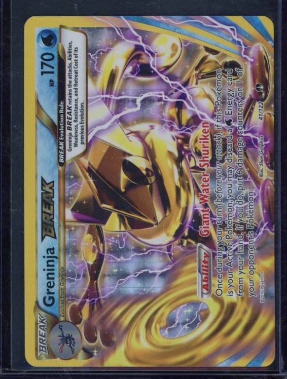 Greninja Break 41/122 Raw