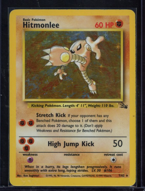 Hitmonlee 7/62 Raw