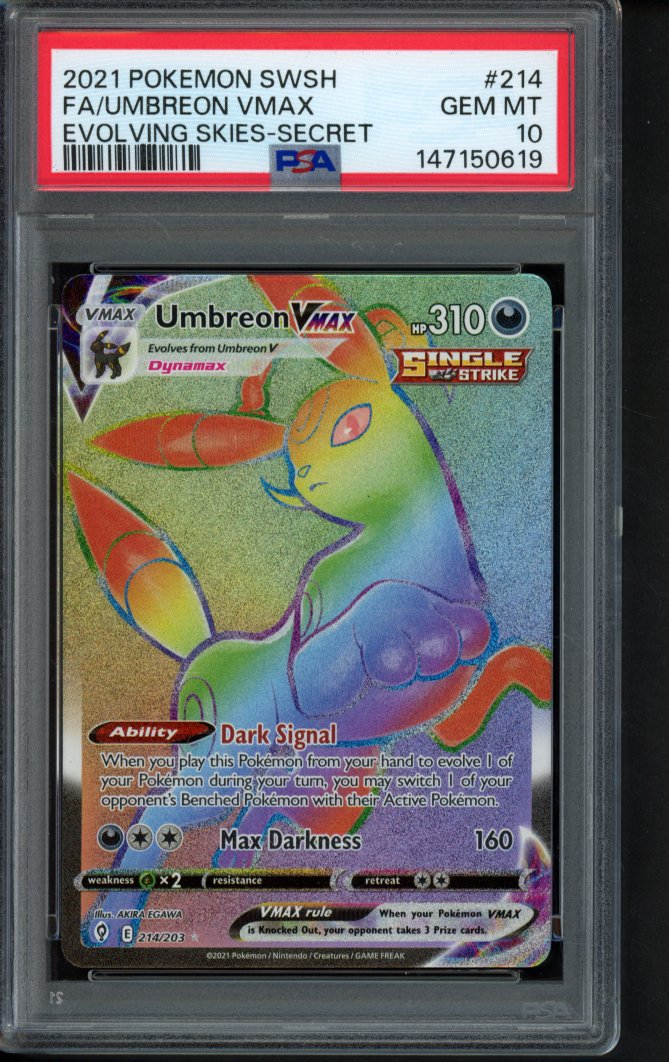 Umbreon Vmax 214/203 PSA 10