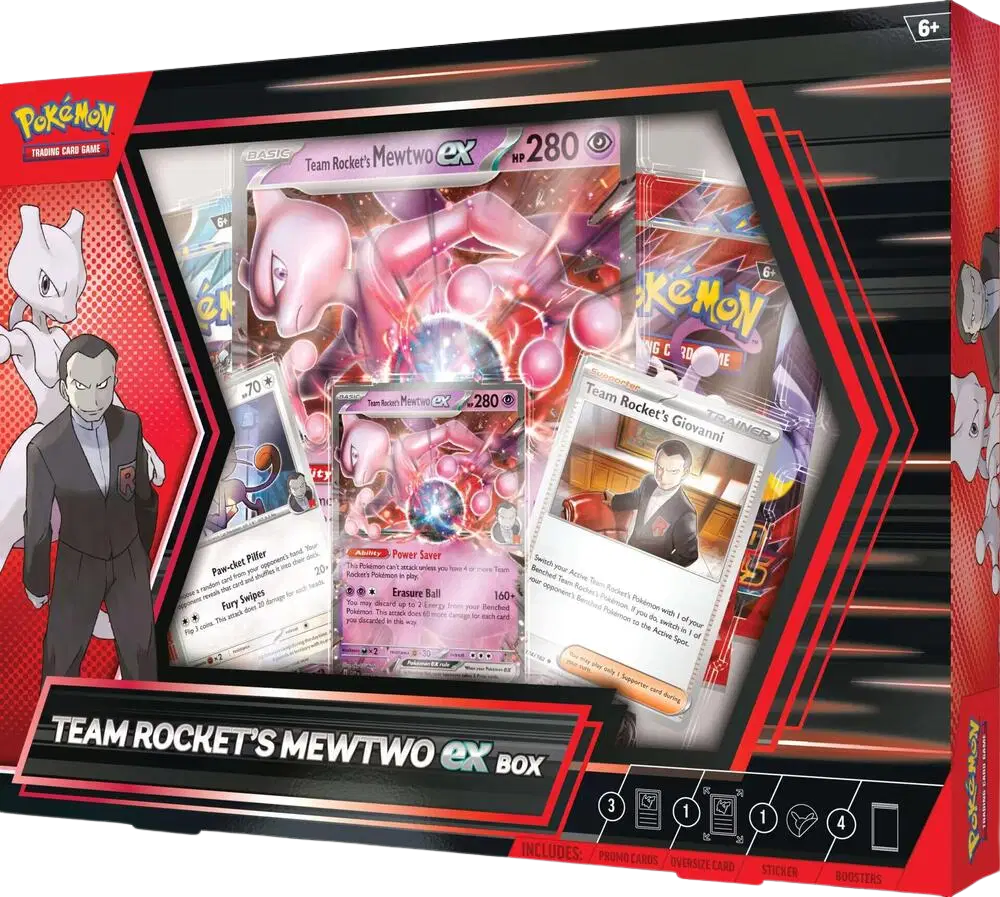 Team Rocket's Mewtwo ex Box