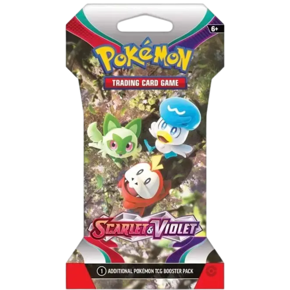Scarlet & Violet Sleeved Booster Pack RookieLegends