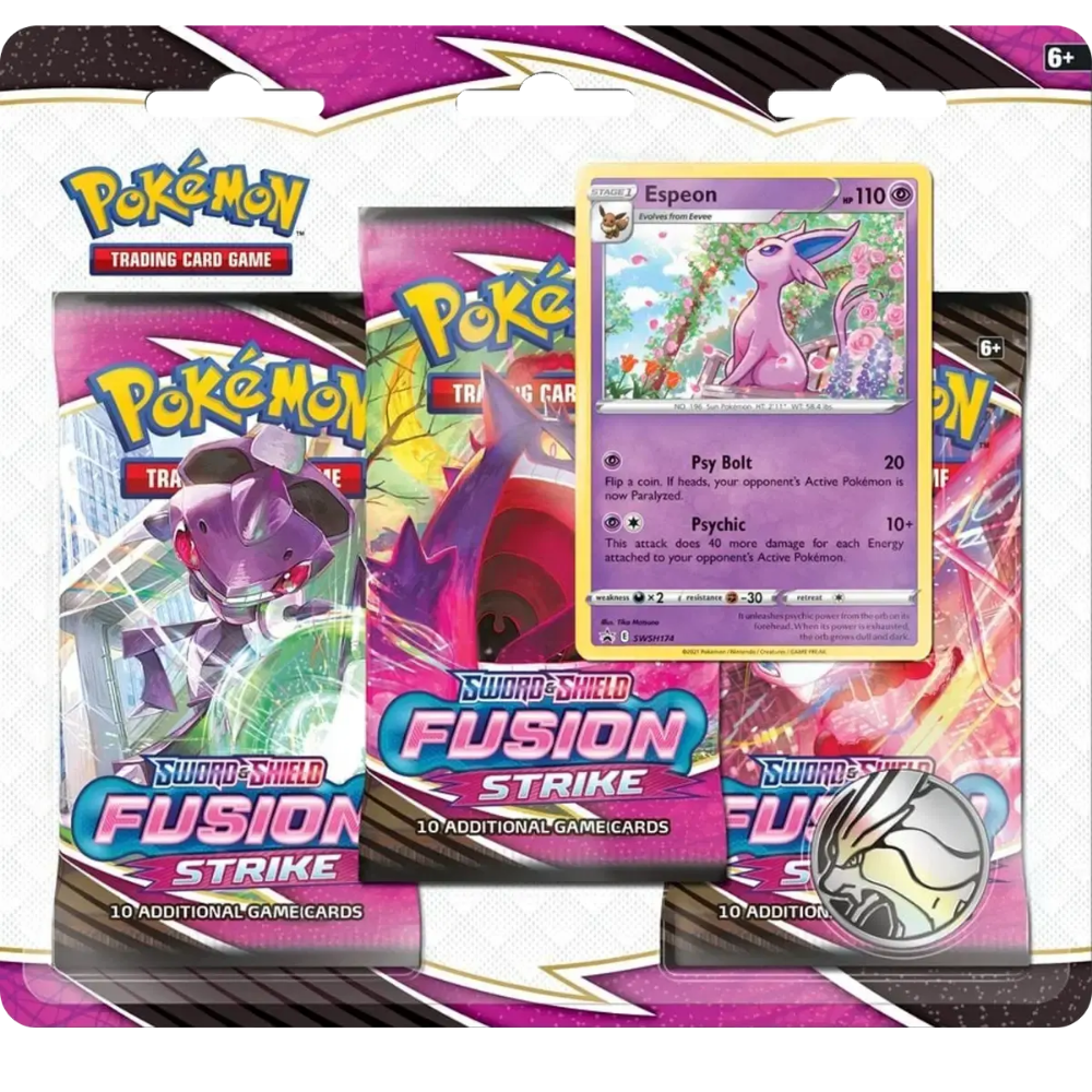 Fusion Strike 3 Pack Blister [Espeon] RookieLegends