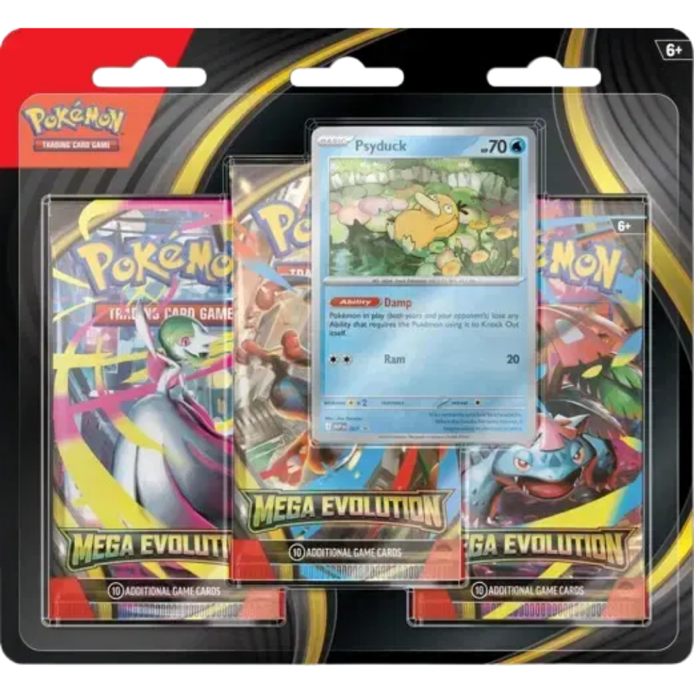 Mega Evolution 3 Pack Blister [Psyduck] RookieLegends