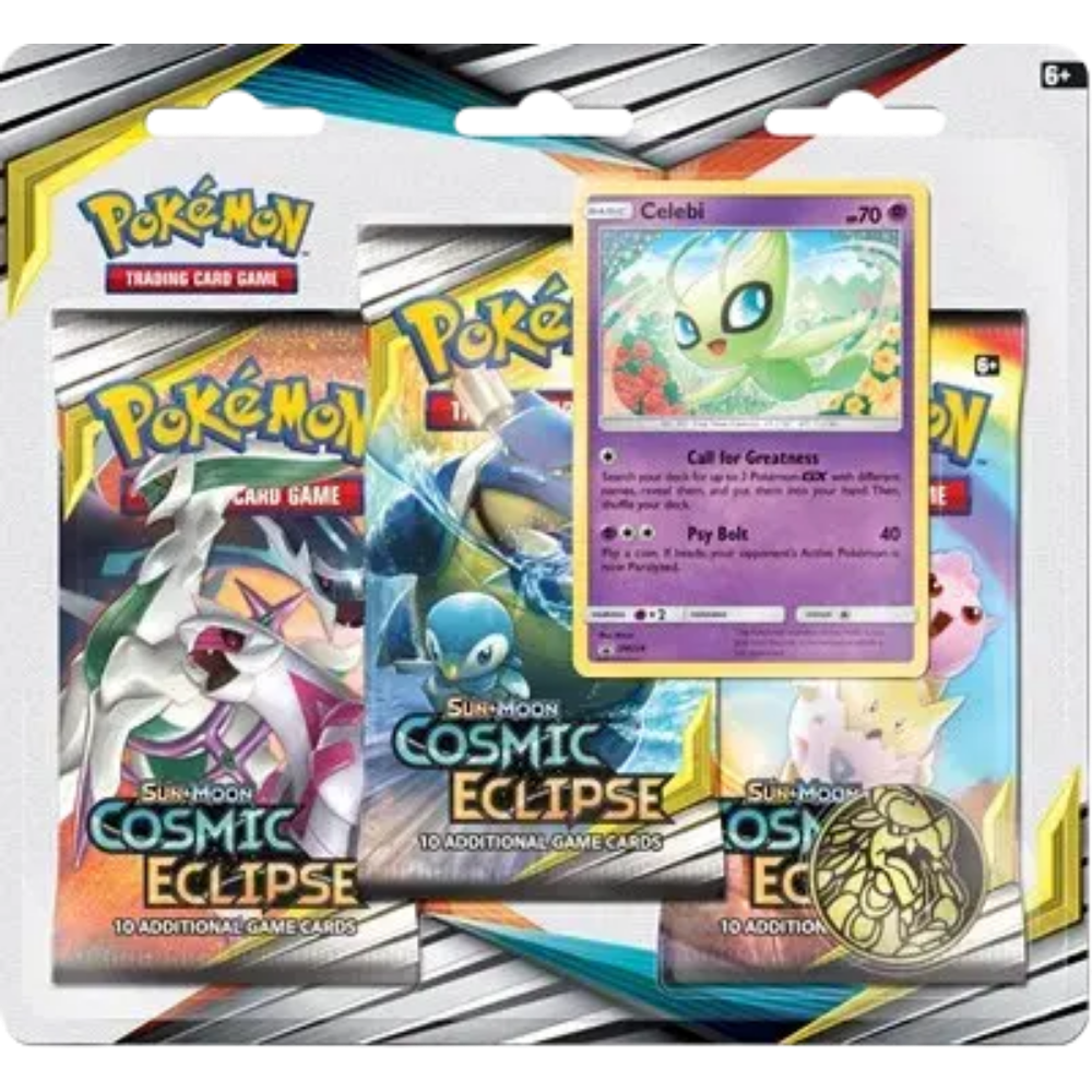 Cosmic Eclipse 3 Pack Blister [Celebi] RookieLegends