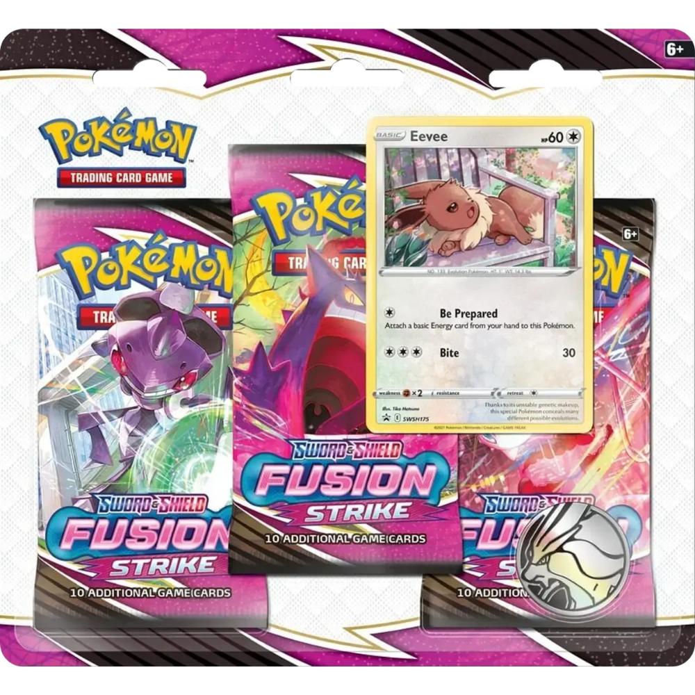 Fusion Strike 3 Pack Blister [Eevee] RookieLegends