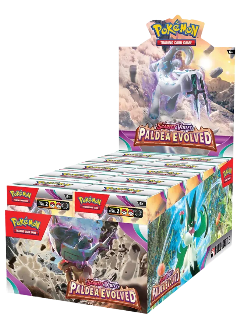 Paldea Evolved Build & Battle Box Display RookieLegends
