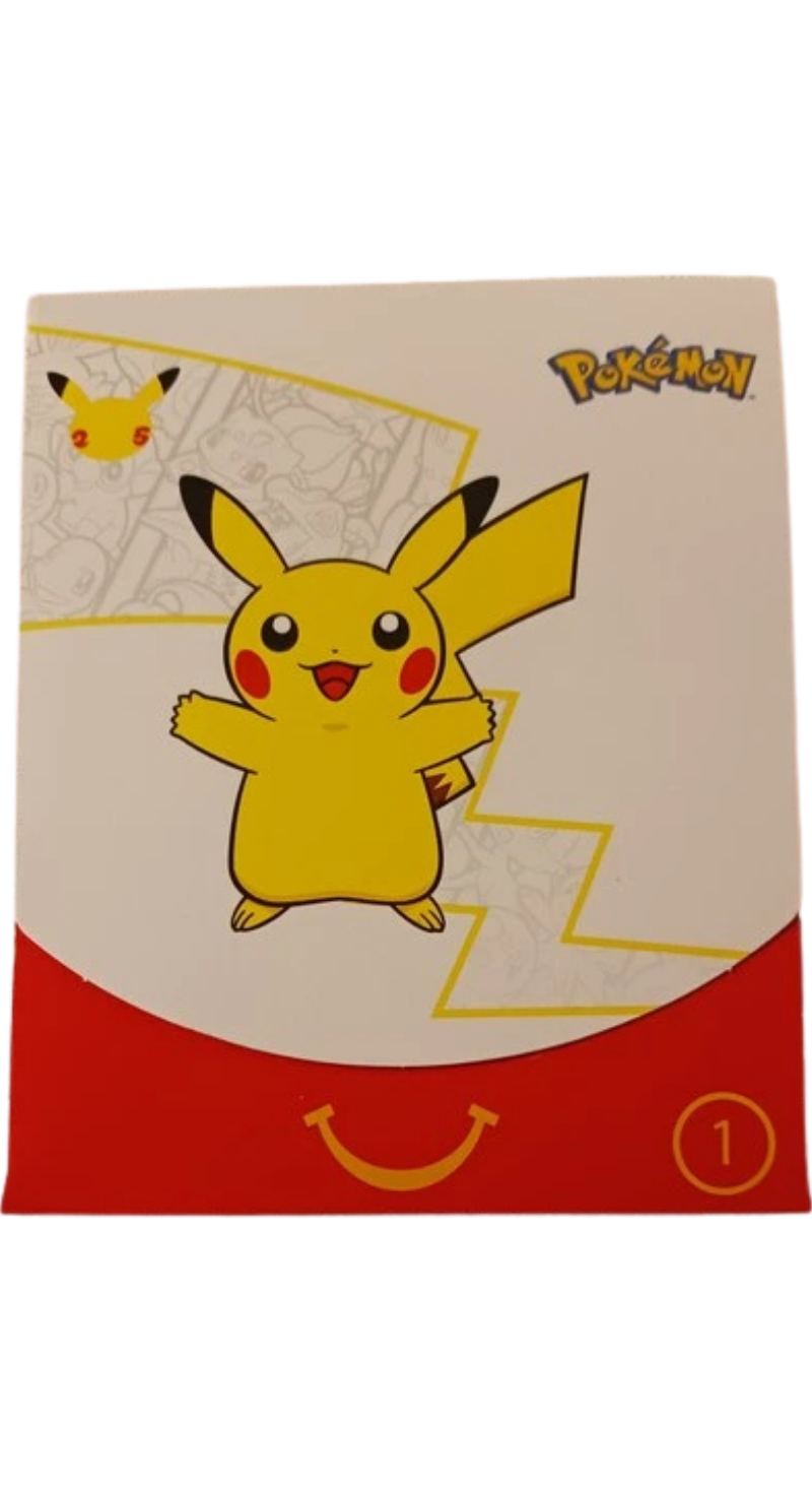 2021 Pokémon Mcdonald's Booster Pack Scealed (Toy 1)