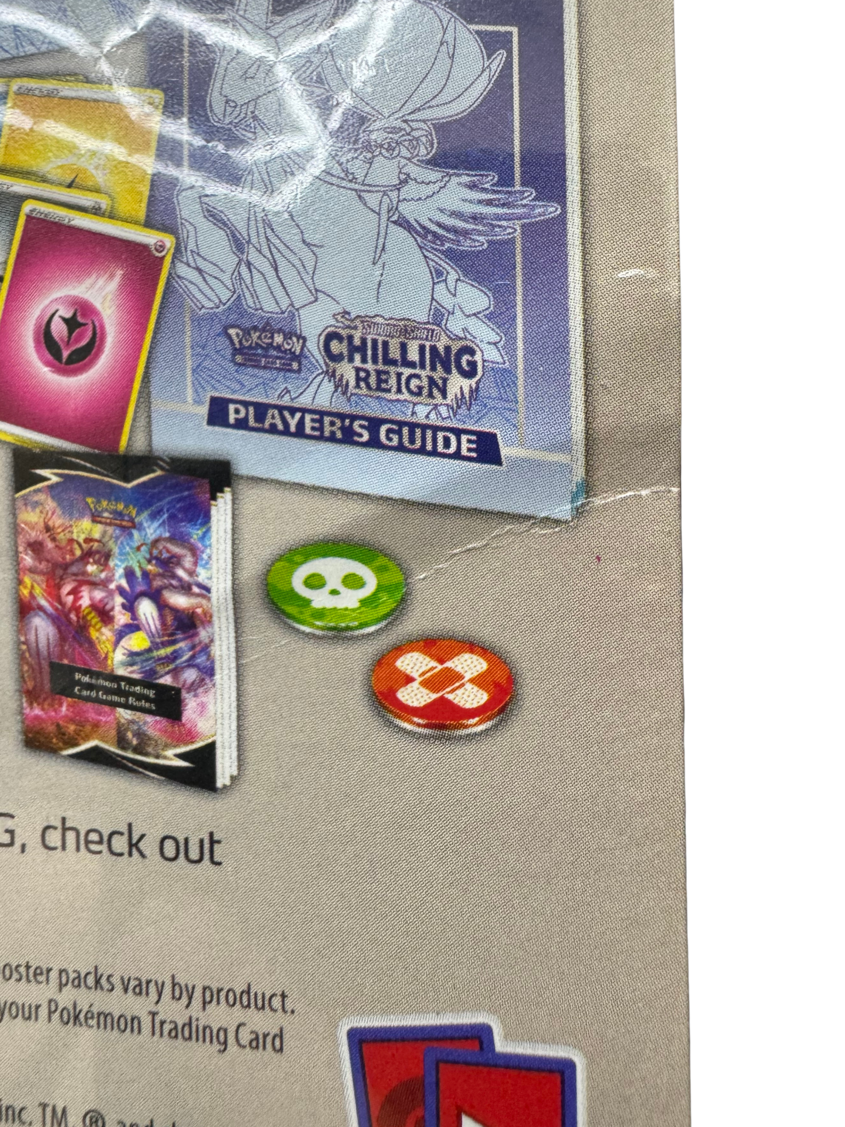 Chilling Reign Pokemon Center Elite Trainer Box [Ice Rider Calyrex] (Exclusive) [Damaged No. 74] RookieLegends