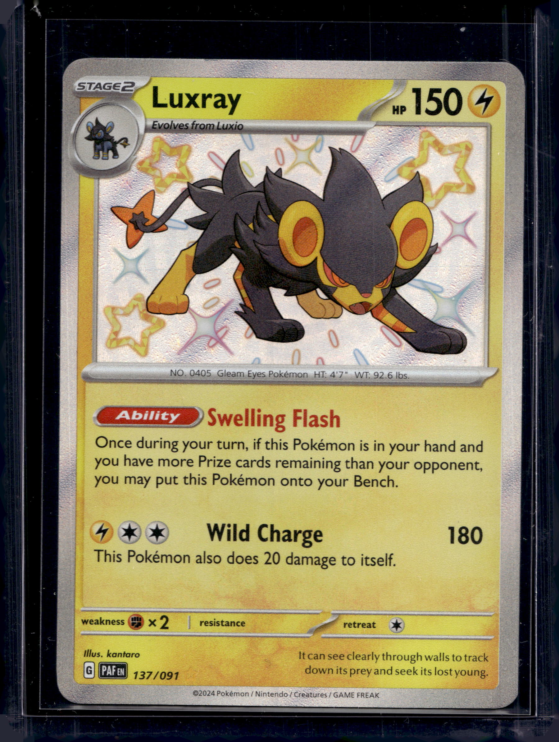 Luxray 137/091 Raw RookieLegends