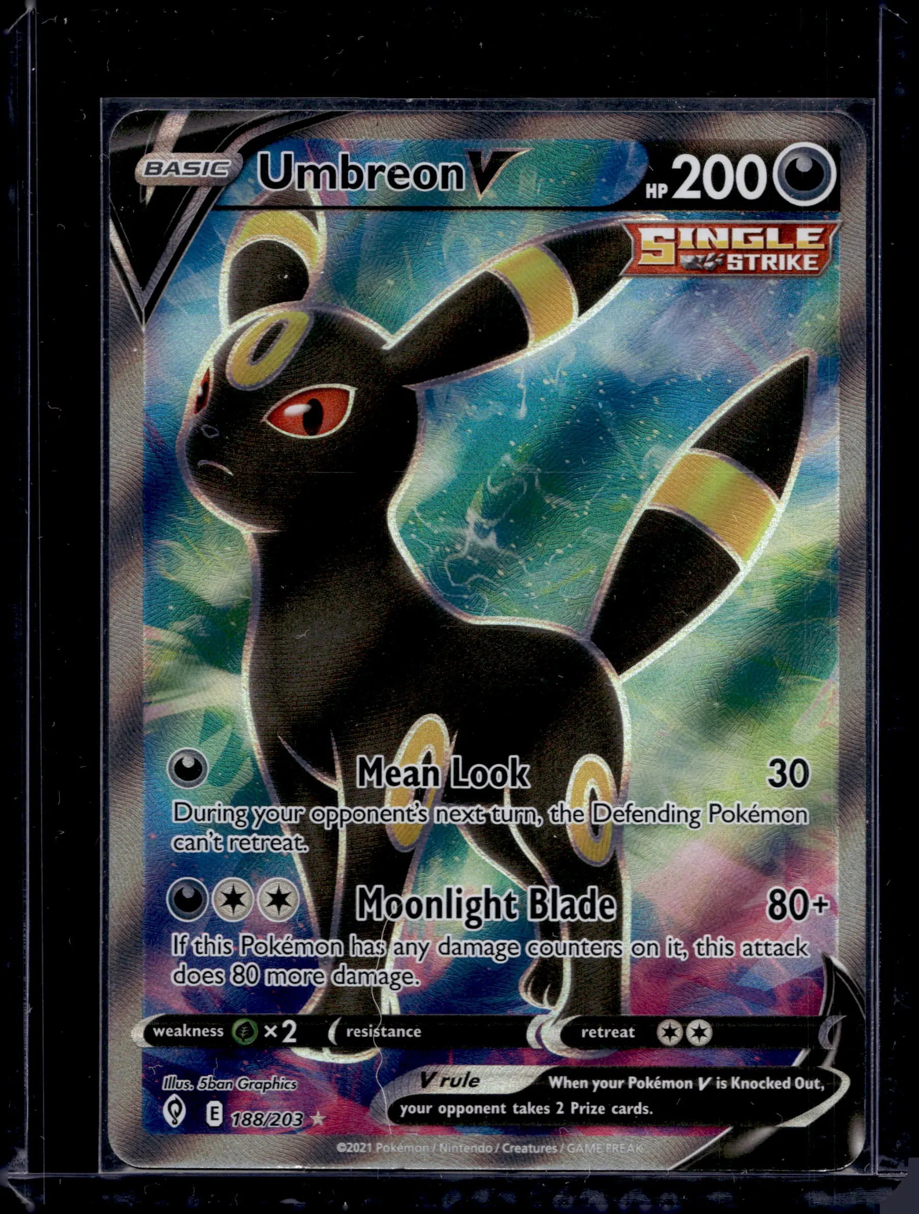 Umbreon V 188/203 Raw RookieLegends