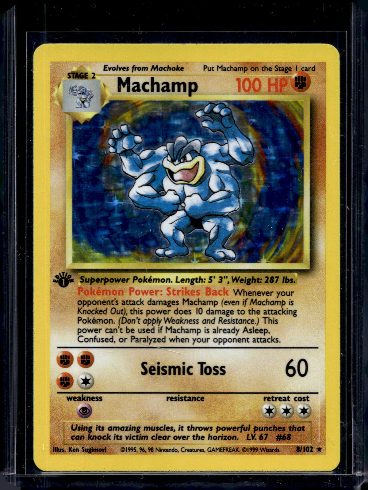 Machamp (Deck Exclusives - 1St Edition Holo) 8/102 Raw
