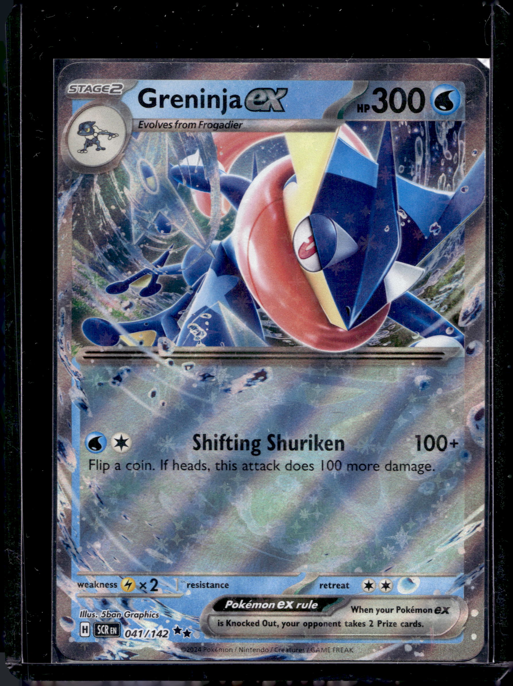 Greninja Ex 041/142 Raw RookieLegends