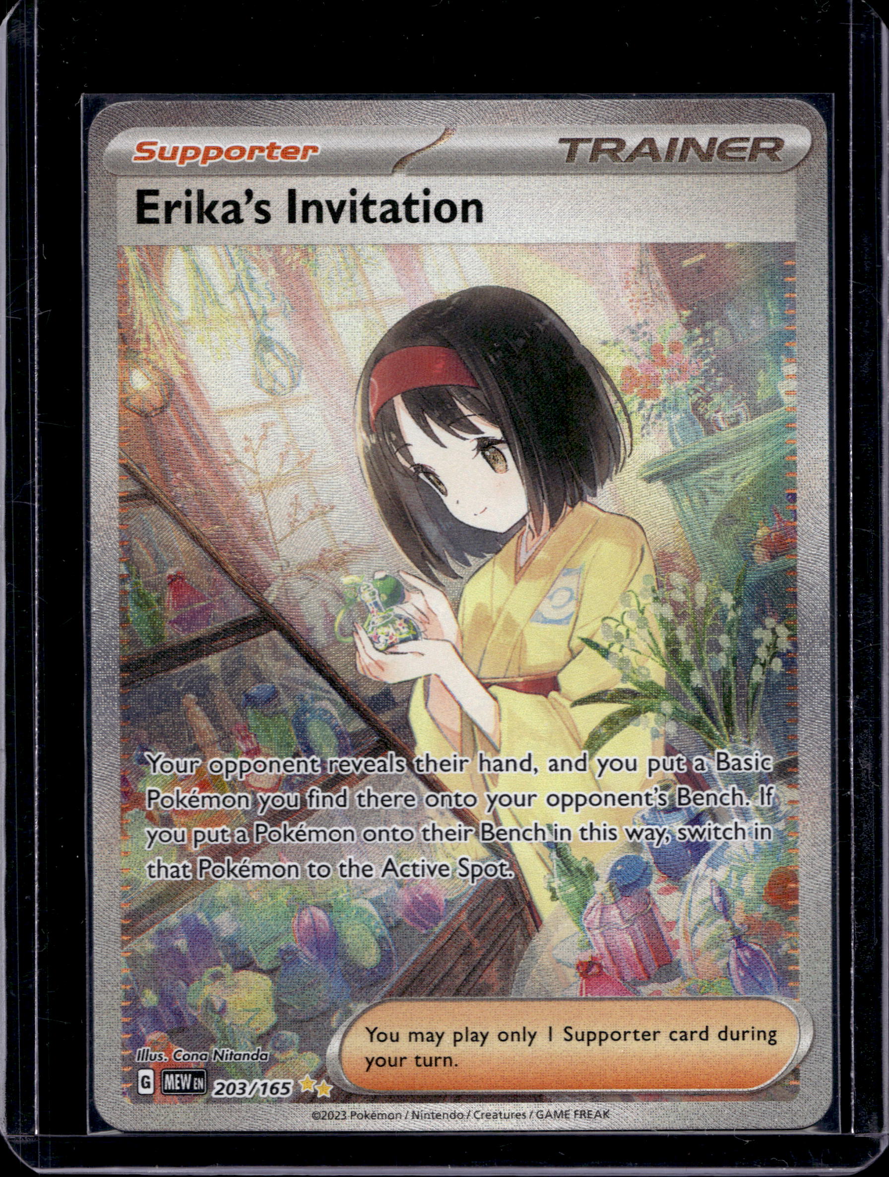 Erika's Invitation 203/165 Raw RookieLegends