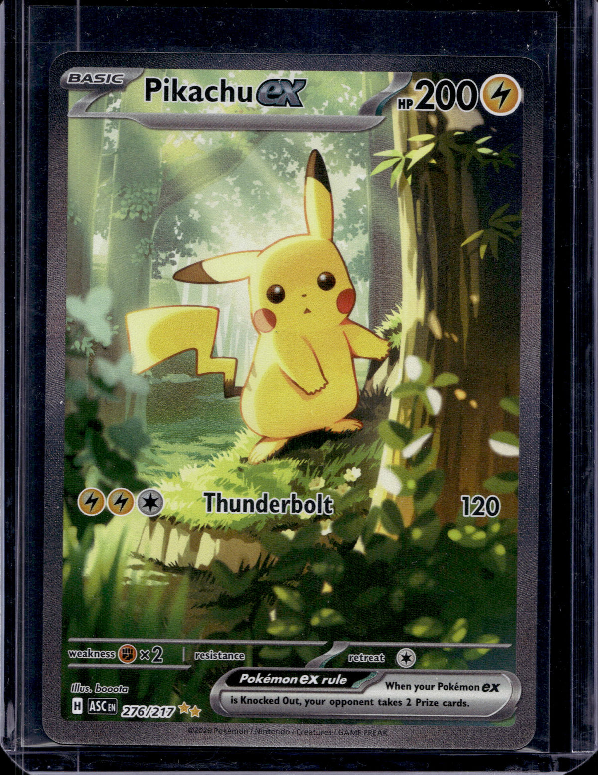 Pikachu Ex 276/217 Raw