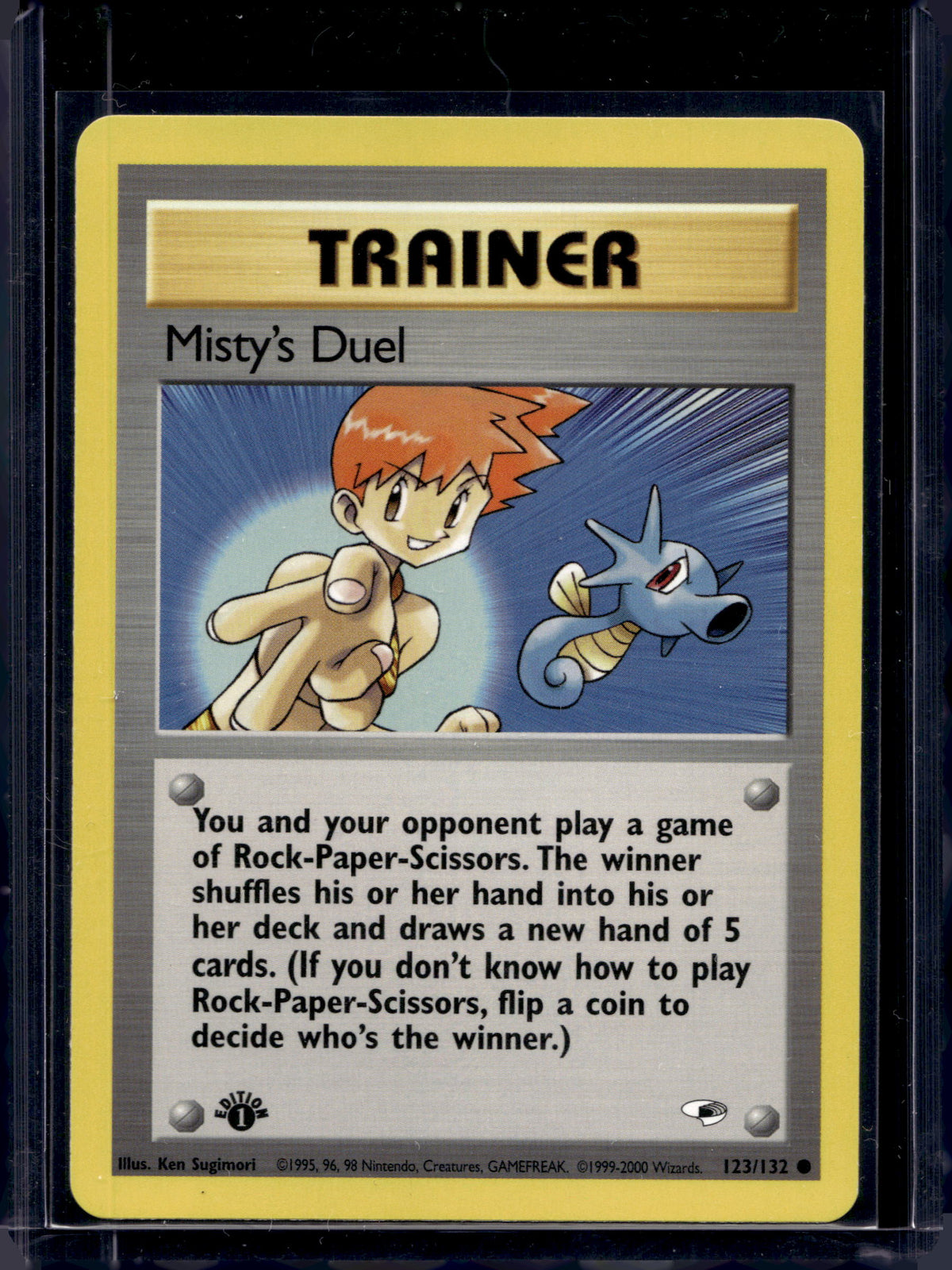 Misty's Duel (Gym Heroes - 1 St Edition Common) 123/132 Raw