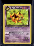 Dark Kadabra (Team Rocket's - 1 St Edition - Unlimited) 39/82 Raw