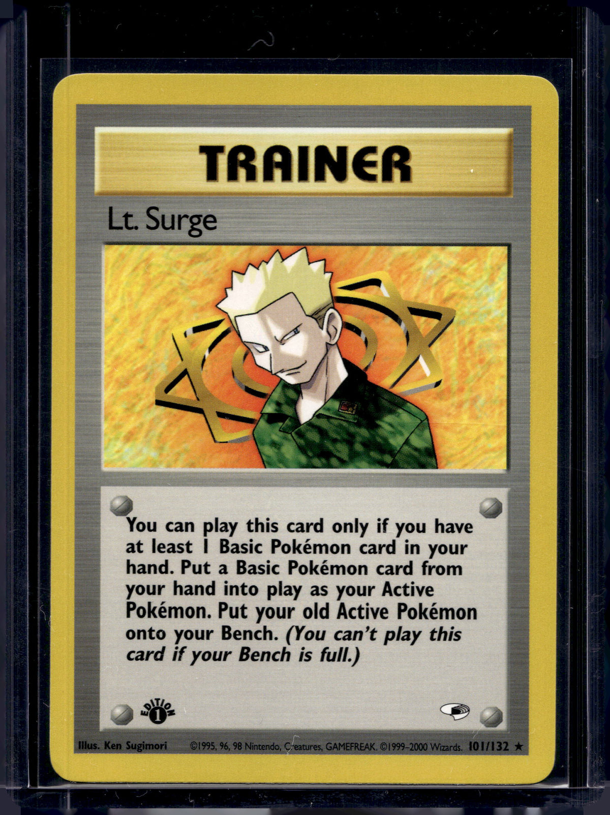 Lt. Surge's  (Gym Heroes - 1 St Edition Common) 101/132 Raw
