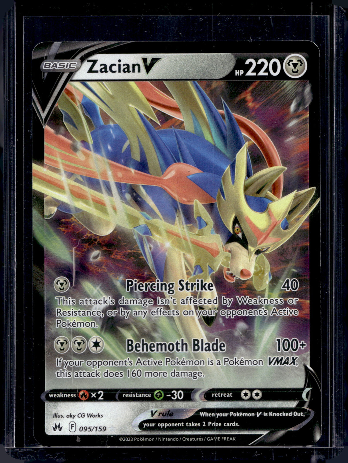 Zacian V 095/159 Raw RookieLegends