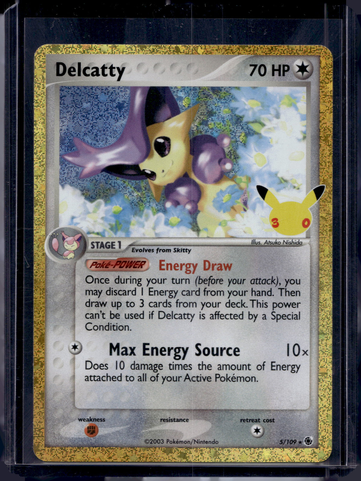 Delcatty - 5/109 (30th Celebration) Raw