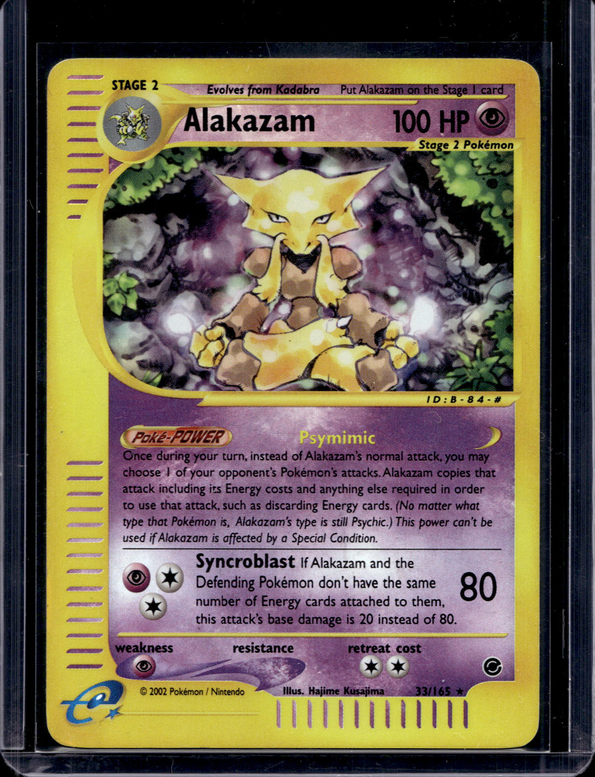 Alakazam (Expedition Reverse Holo) 33/165 Raw