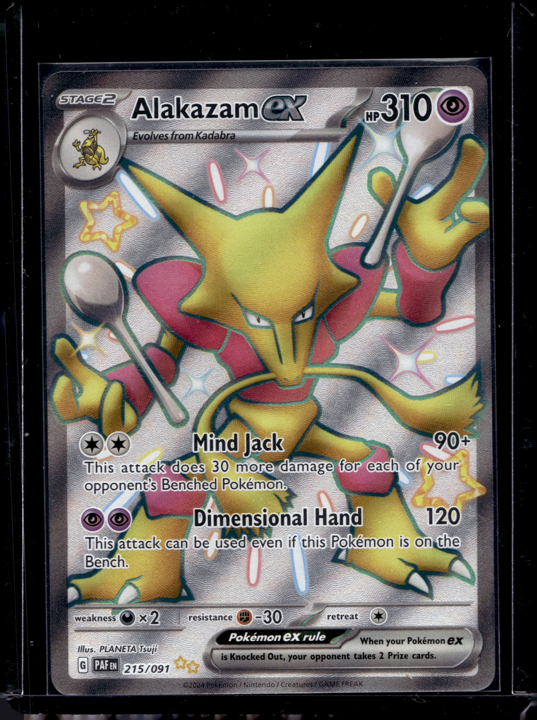 Alakazam Ex 215/091 Raw RookieLegends