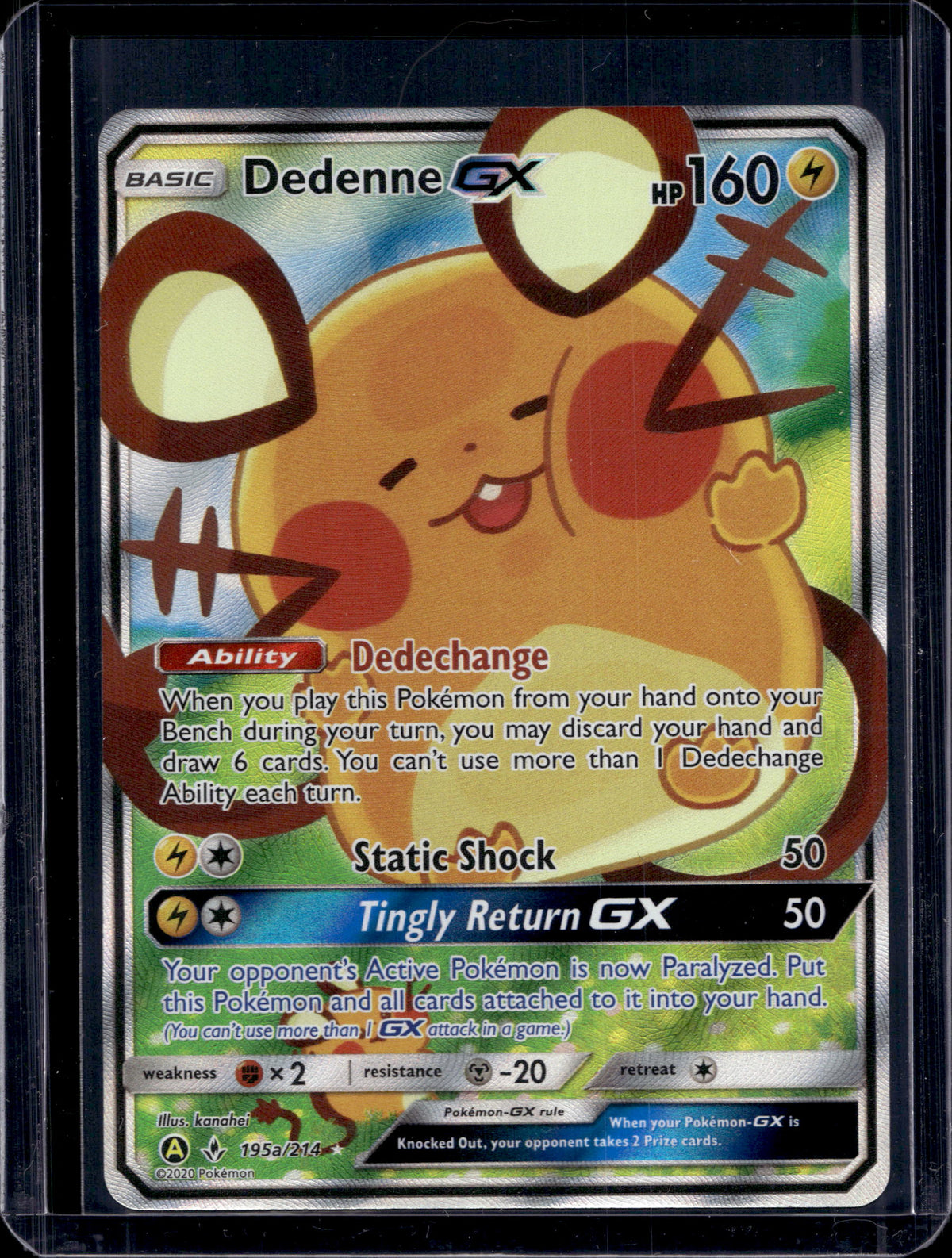 Dedenne GX 195a/214 Raw RookieLegends