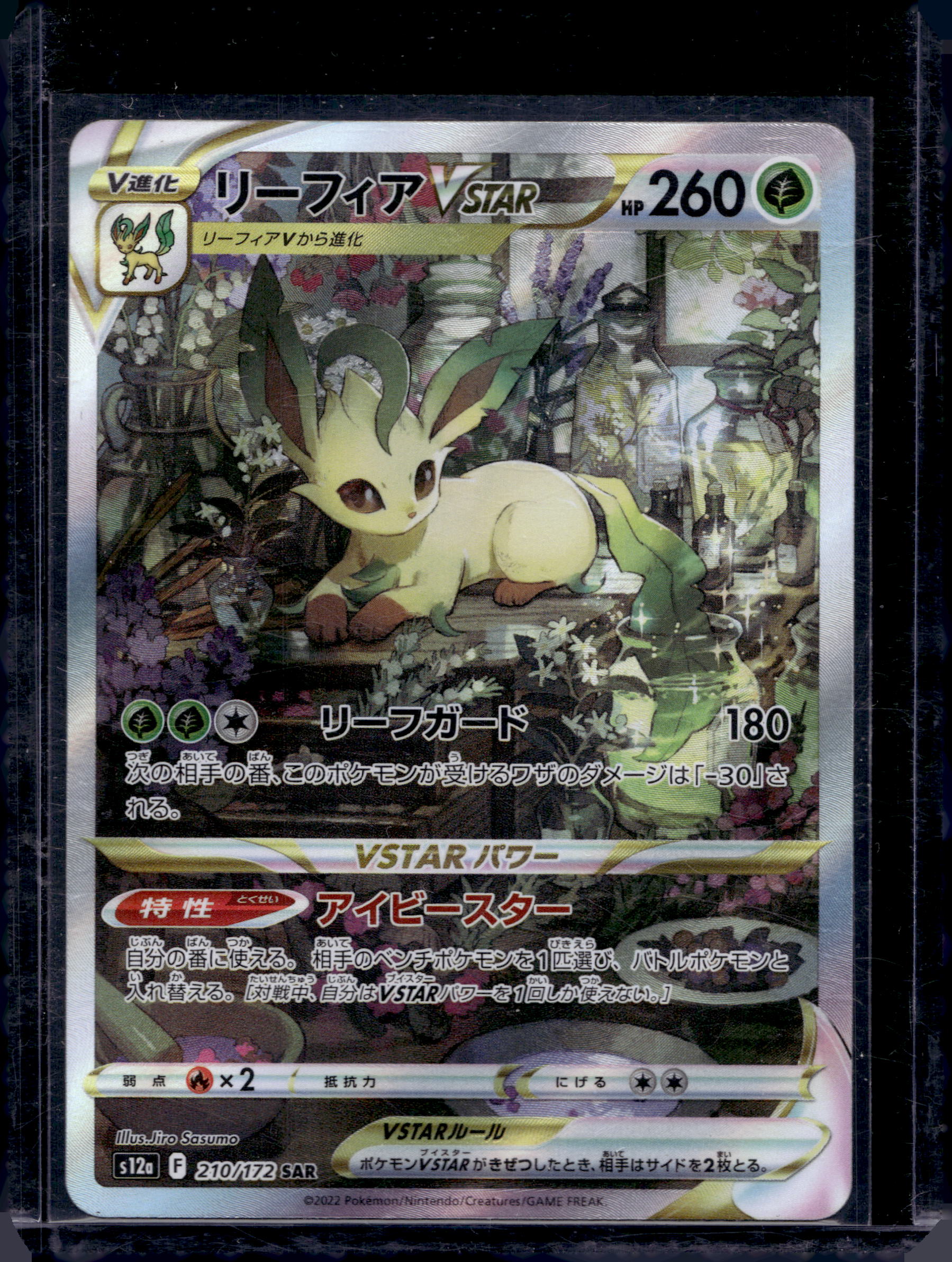 Leafeon Vstar JPN 210/172 Raw