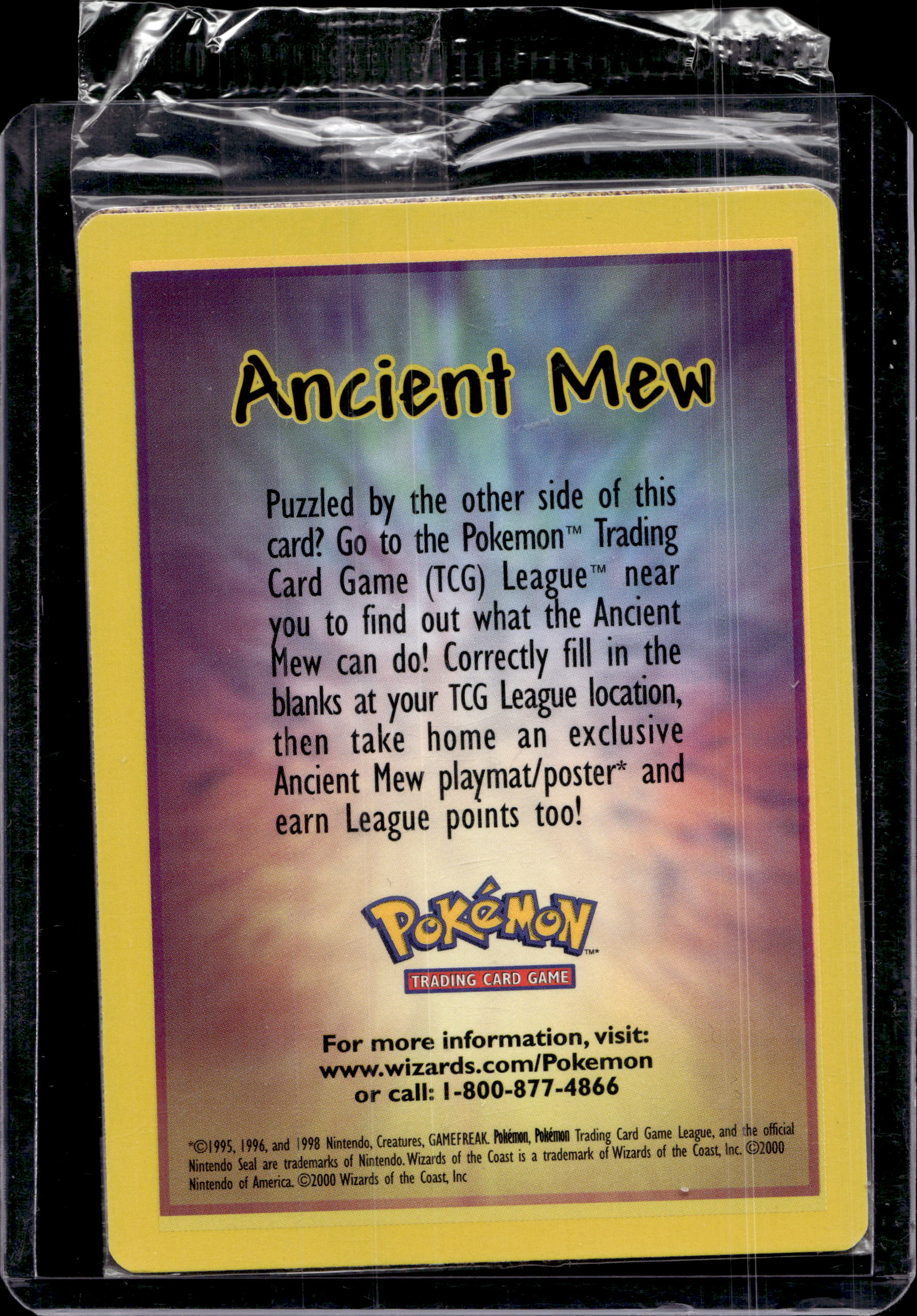 Ancient Mew [2000] - Sealed Promo - 1 Raw