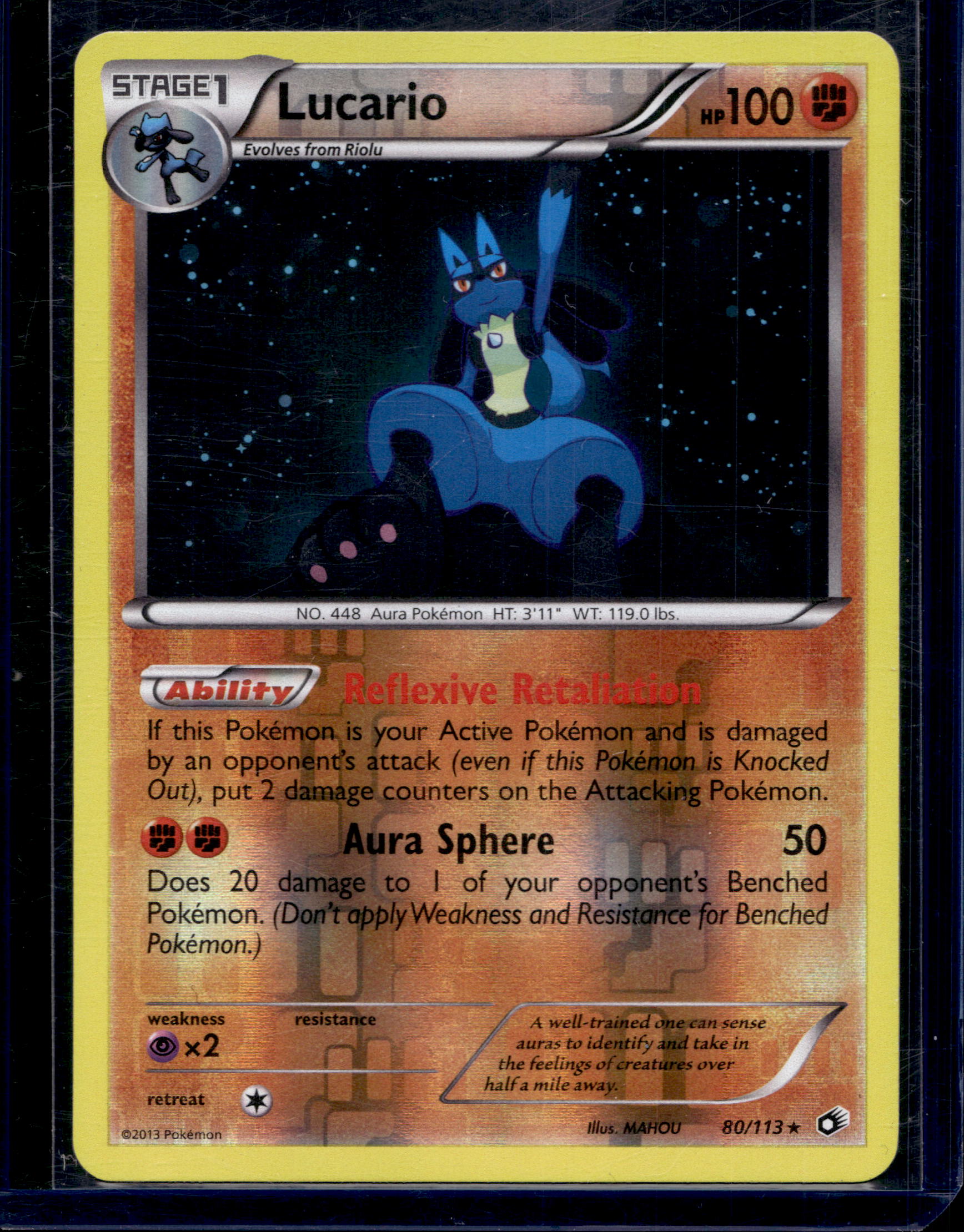 Lucario 80/113 Raw RookieLegends