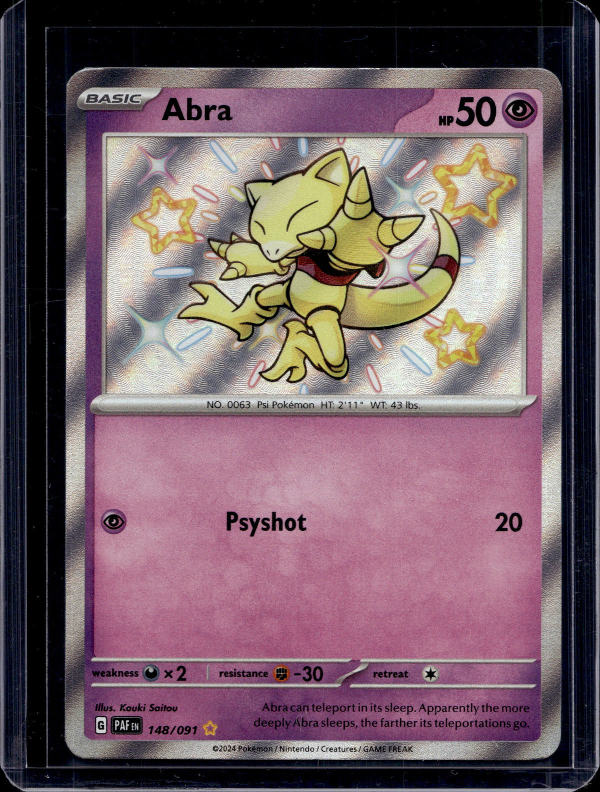 Abra 148/091 Raw RookieLegends