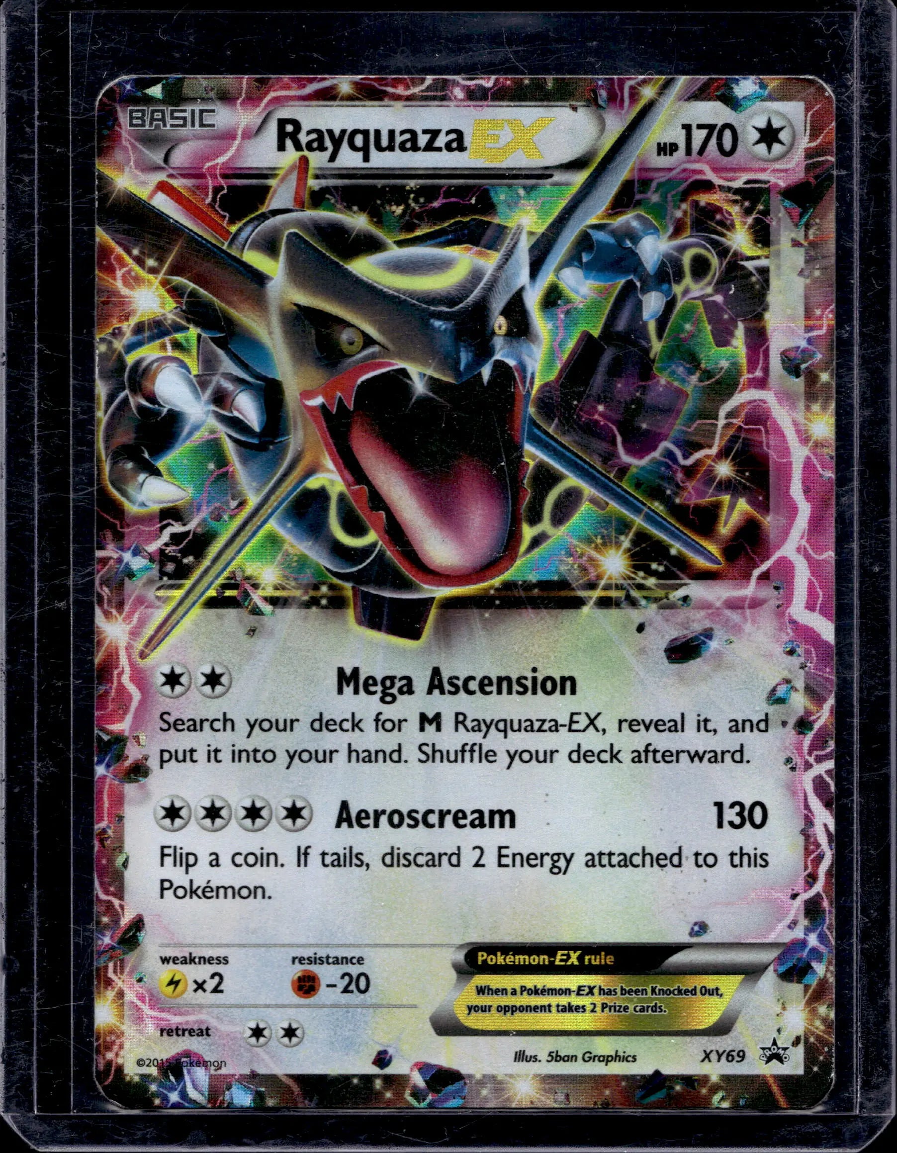 Rayquaza Ex XY69 Raw RookieLegends