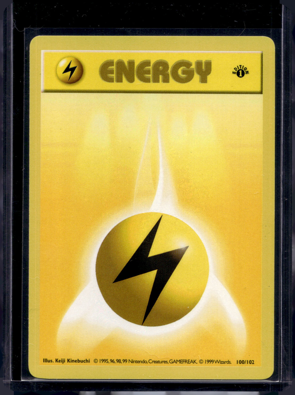 Ligthning Energy (Base Set - 1st Edition & Shadowless) 100/102 Raw