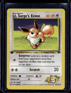 Lt. Surge's Eevee - 1st Edition - 51 Raw RookieLegends