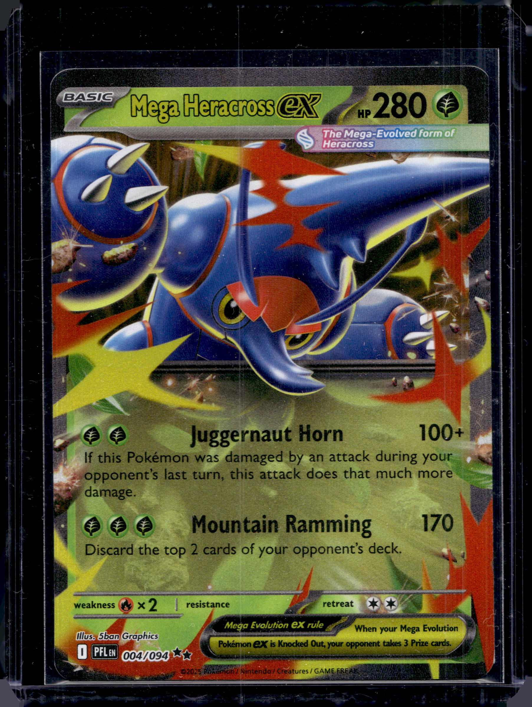 Mega Heracross ex 004/094 Raw