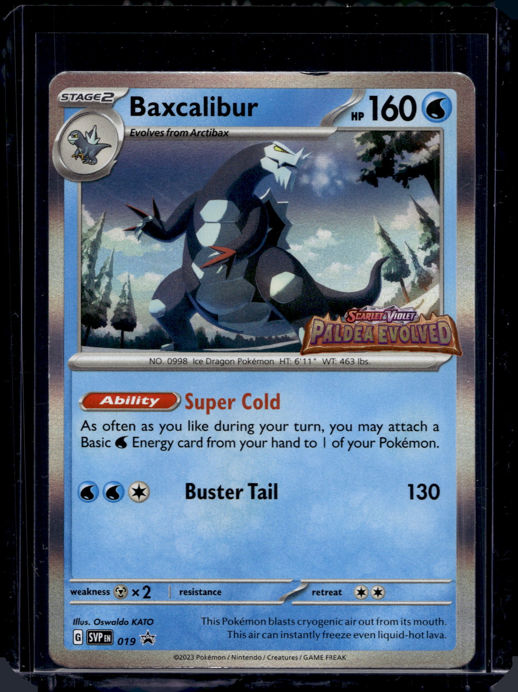 Baxcalibur (Prerelease) 019 Raw