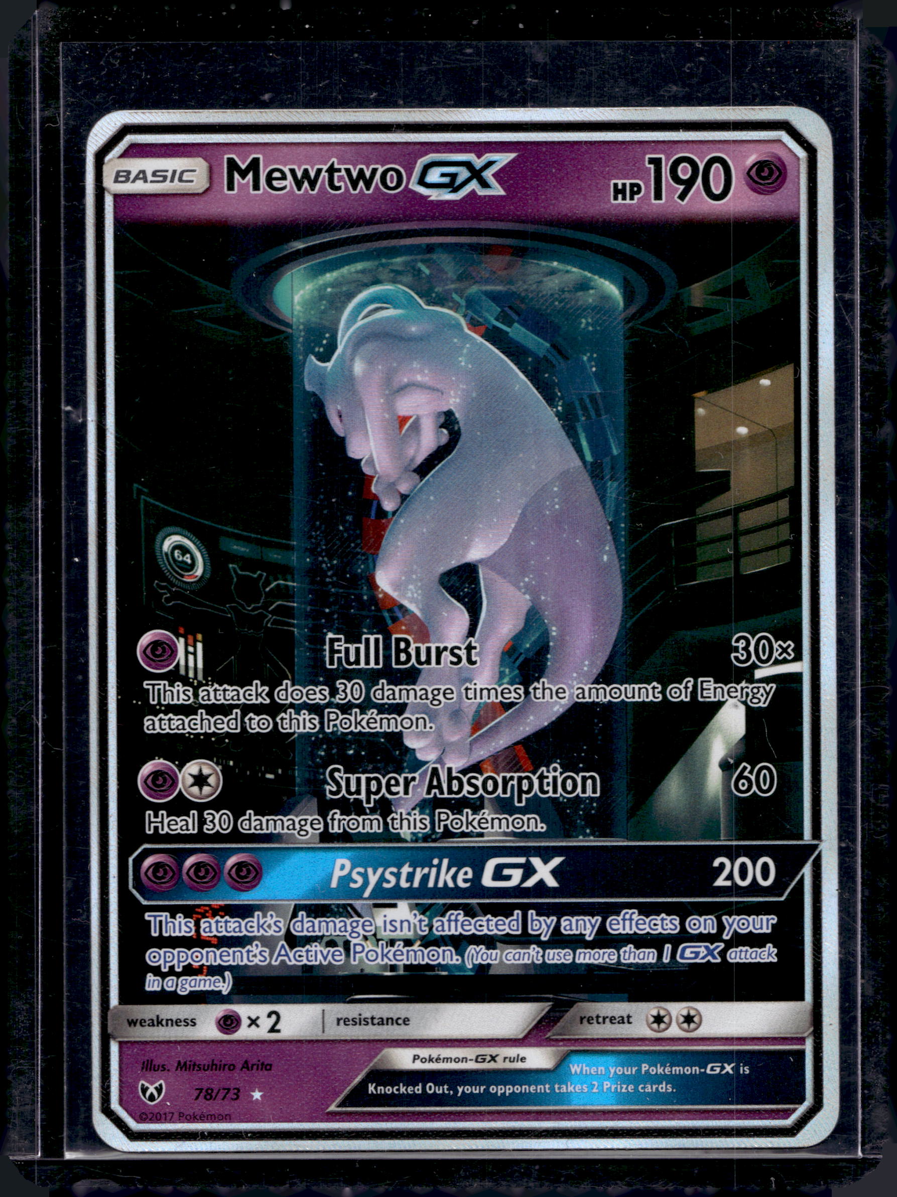 Mewtwo Gx 78/73 Raw RookieLegends