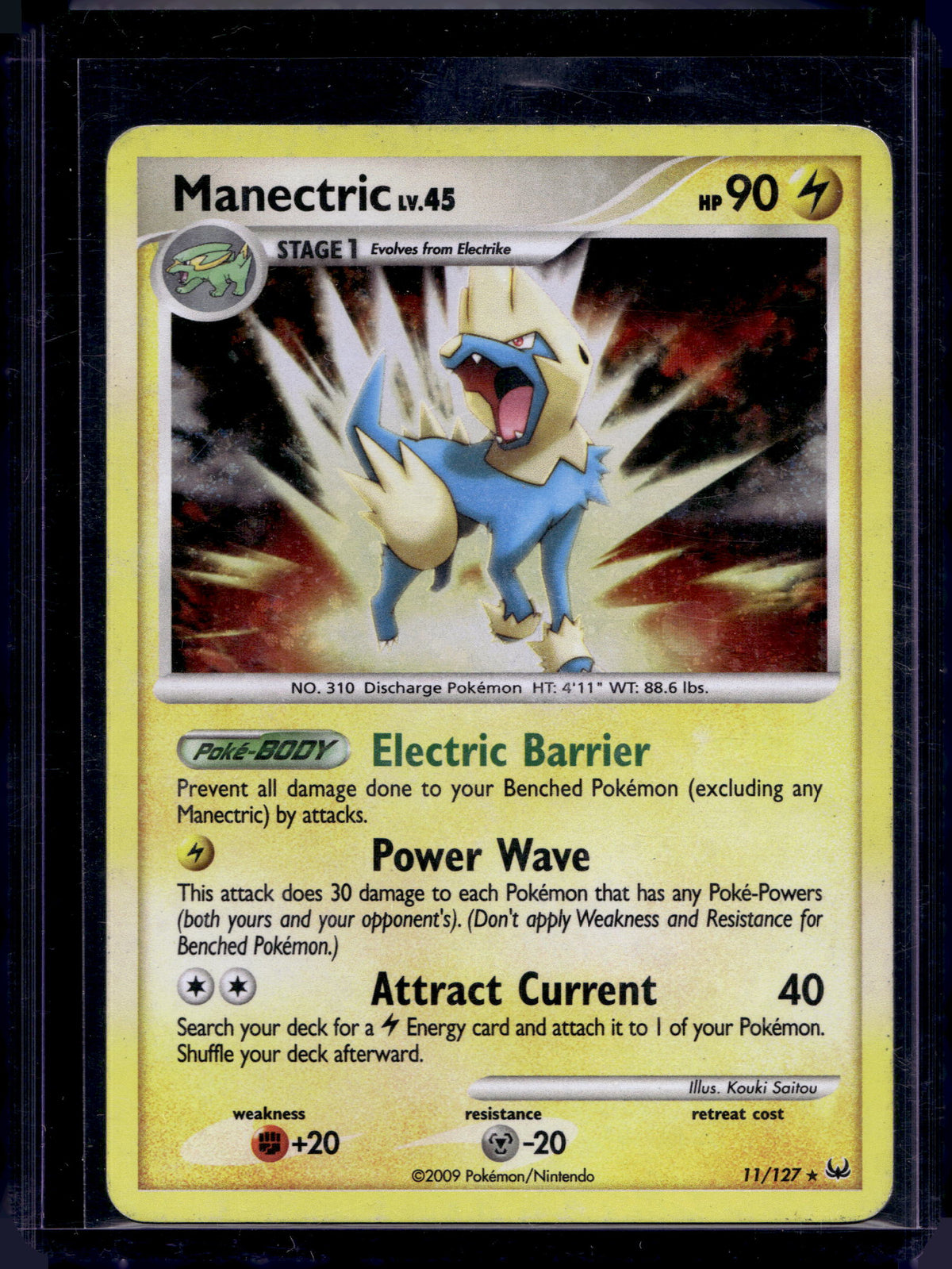 Manectric - Holofoil - 11/127 Raw