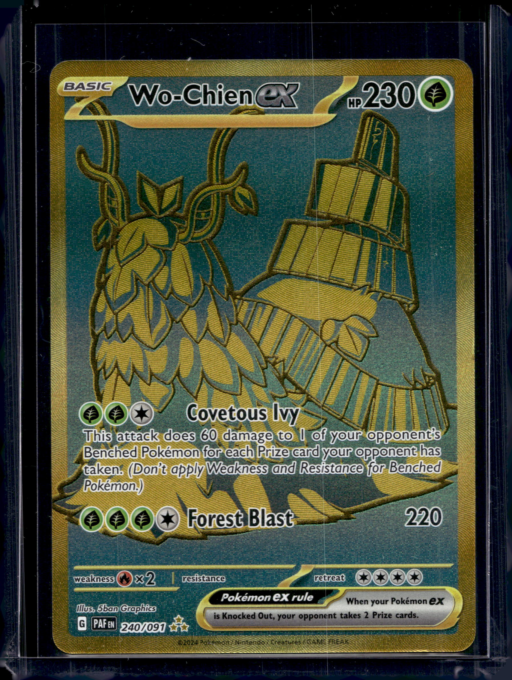 Wo-Chien ex 240/091 Raw RookieLegends