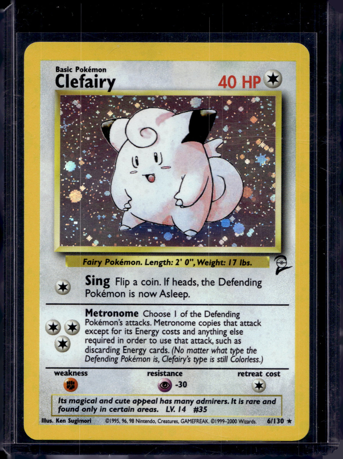 Clefairy (Base Set 2 - Holofoil) 6/130 Raw