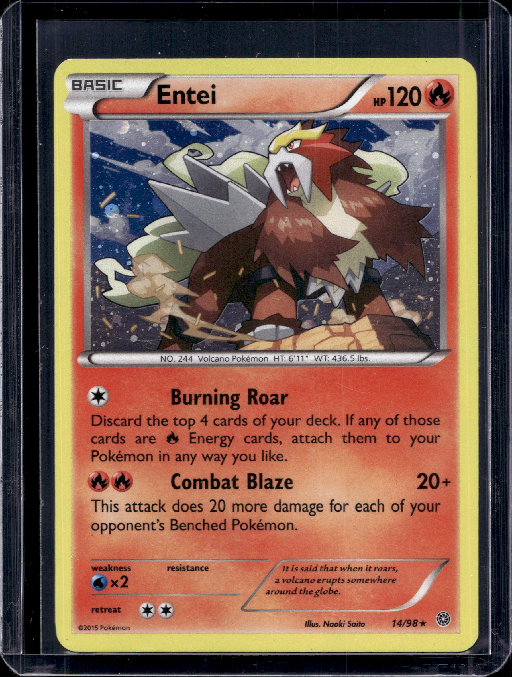 Entei 14/98 Raw RookieLegends