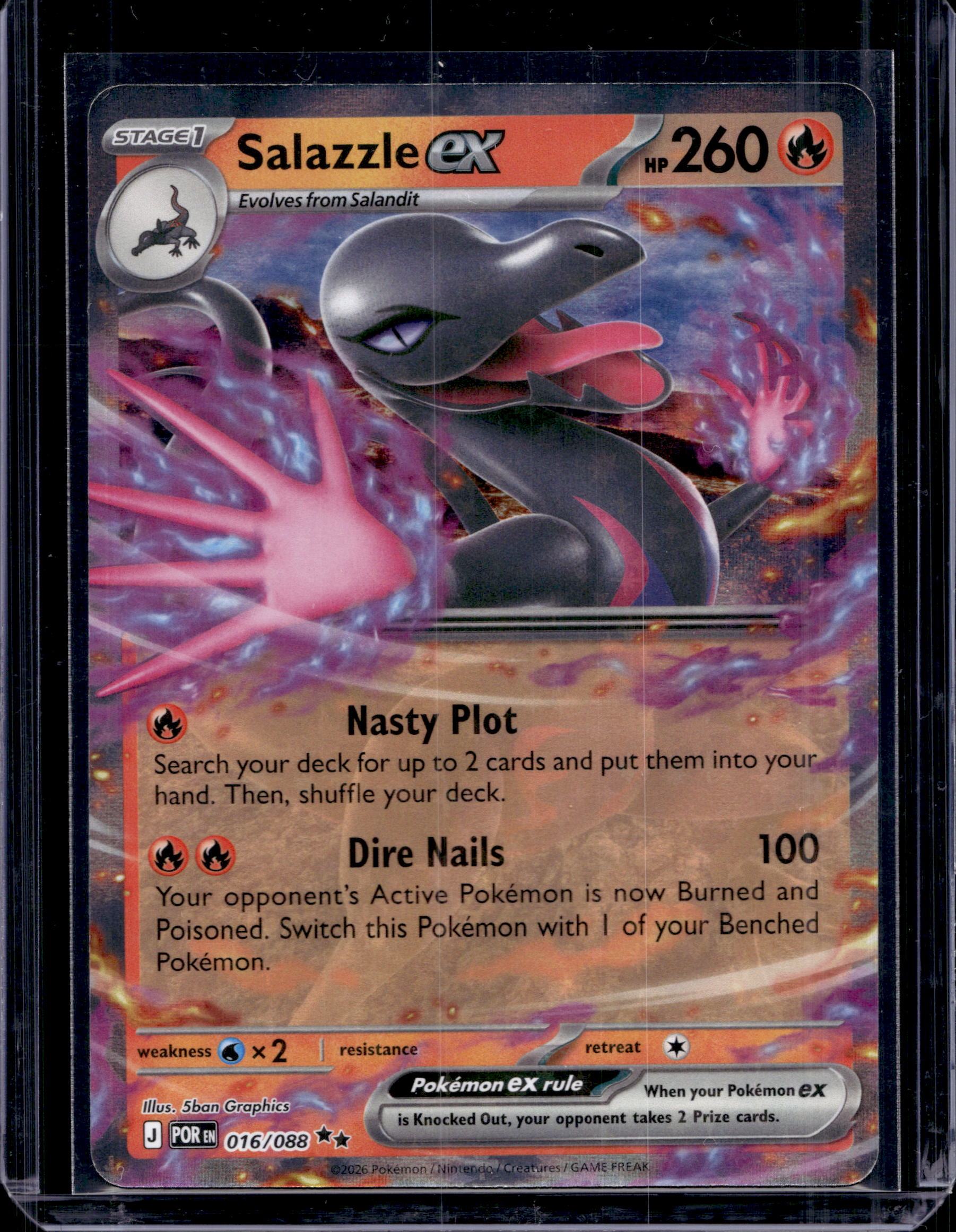 Salazzle ex 016/088 Raw