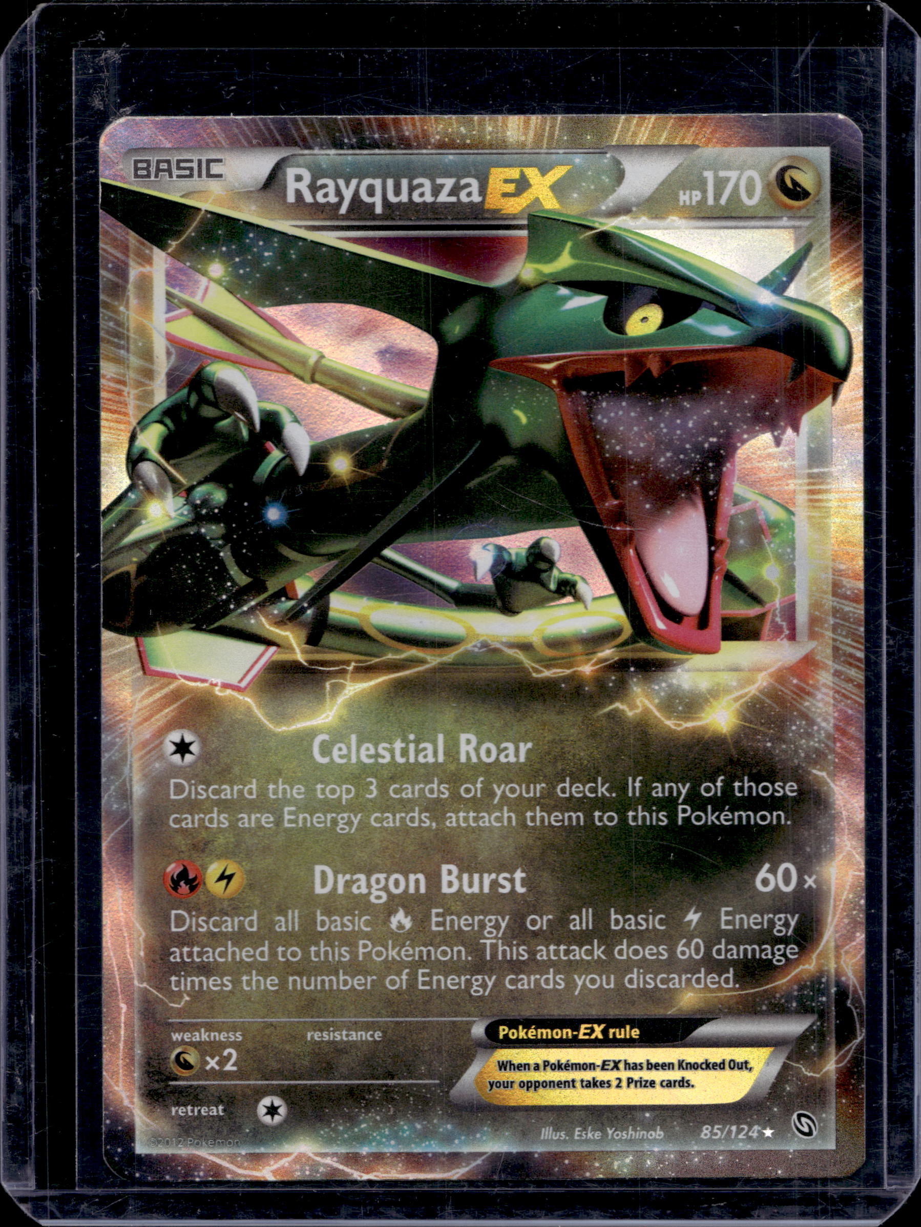Rayquaza EX 85/124 Raw