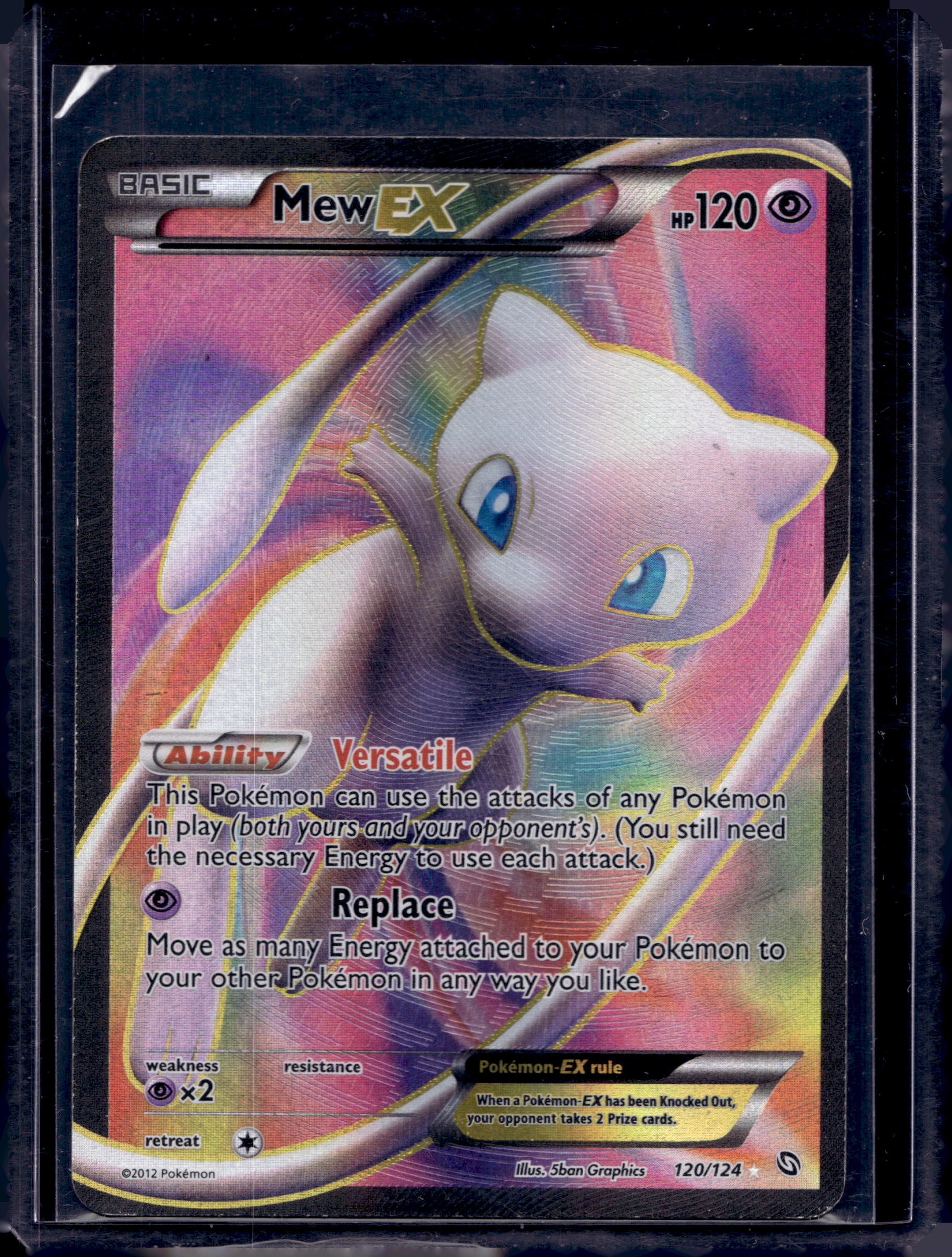 Mew Ex 120/124 Raw RookieLegends