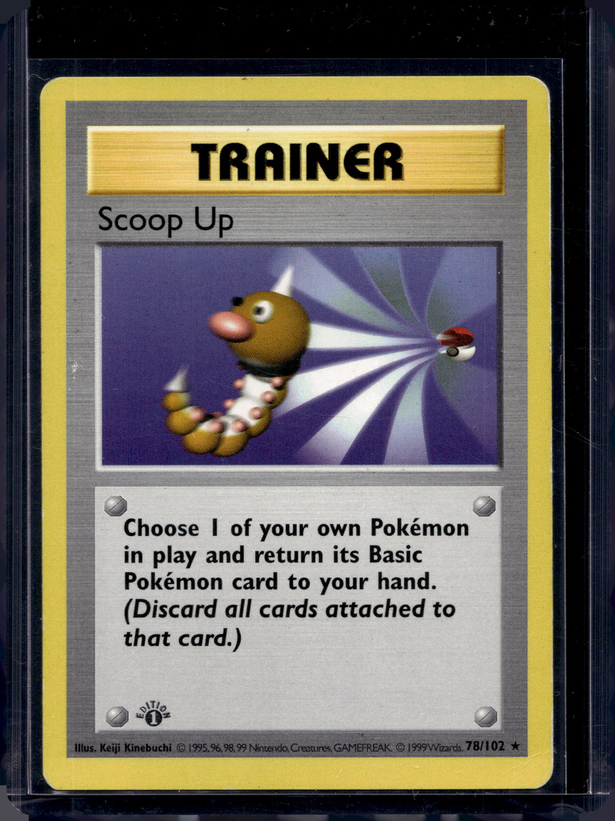 Scoop Up (Base Set - 1st Edition & Shadowless) 78/102 Raw