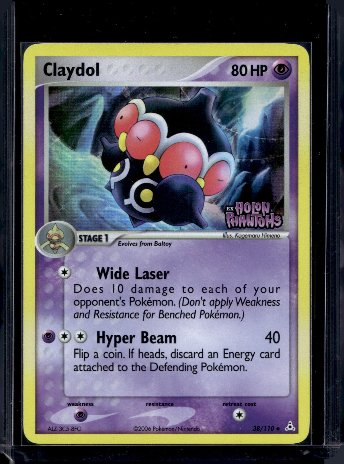 Claydol - Reverse Holofoil - 38/110 Raw