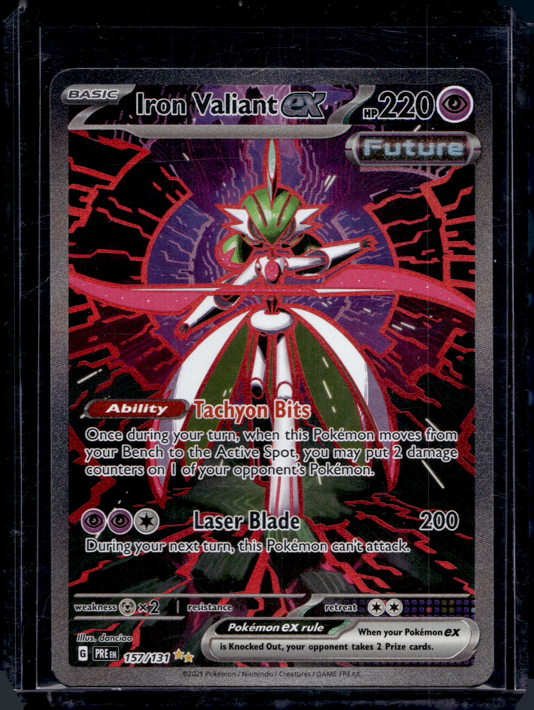 Iron Valiant Ex 157/131 Raw RookieLegends